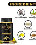 Shilajit capsules with gold