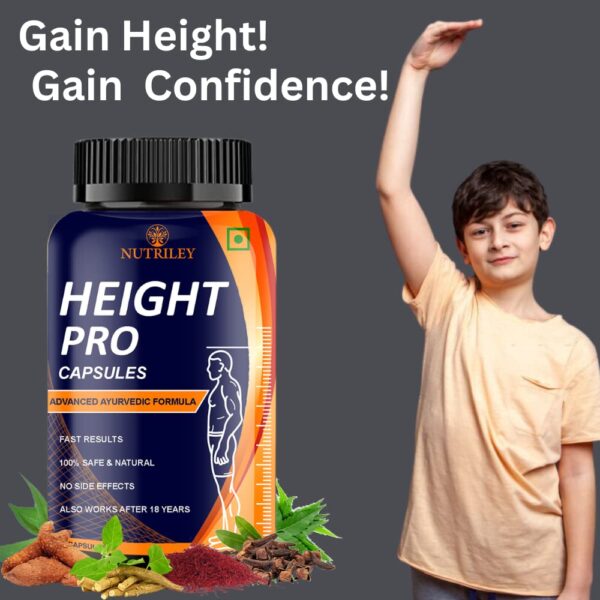 Nutriley Height Capsules For Women & Men 60 capsules - Image 6