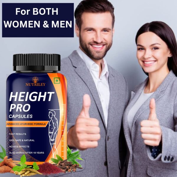 Nutriley Height Capsules For Women & Men 60 capsules - Image 5