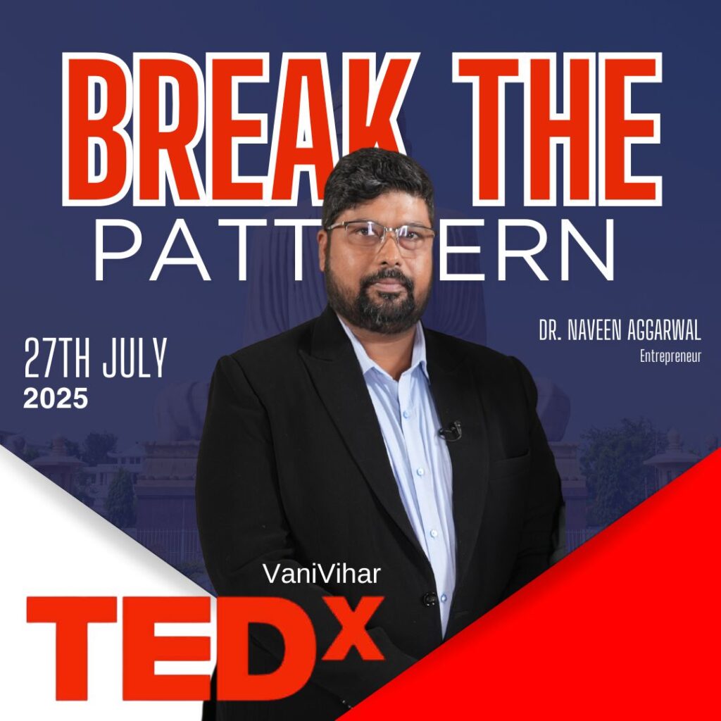 naveen aggarwal with tedx